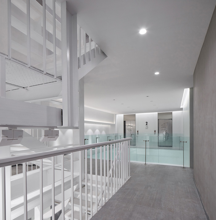 辦公大樓格式塔樓梯裝修設(shè)計效果圖