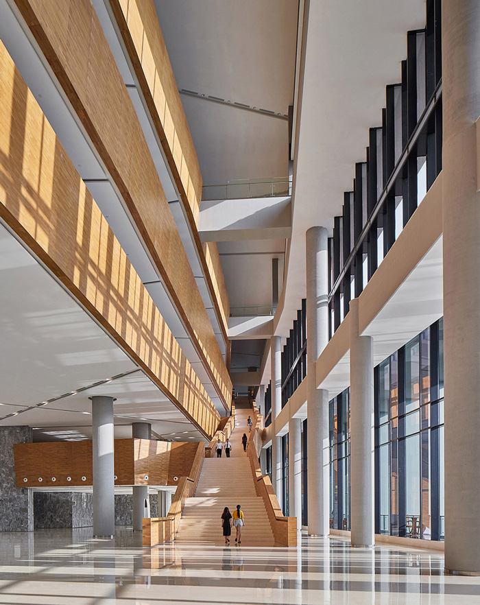 辦公樓南側(cè)樓梯裝修設(shè)計(jì)效果圖