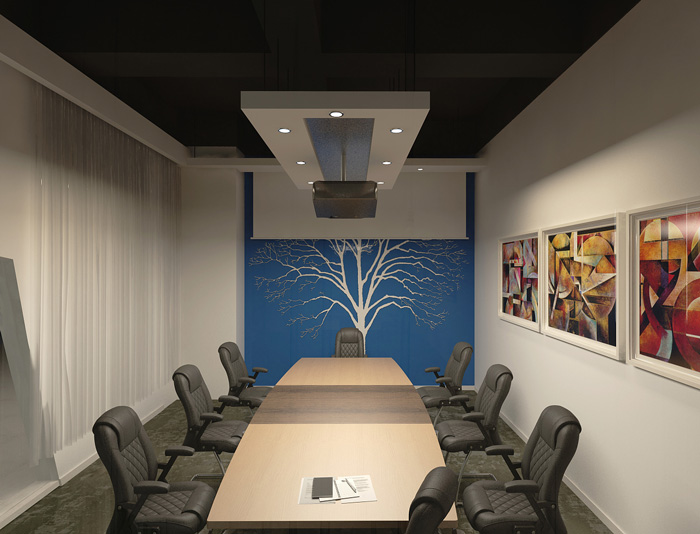 創(chuàng)業(yè)園辦公室會(huì)議室裝修設(shè)計(jì)效果圖