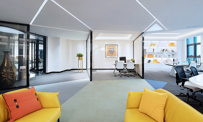 奢侈品公司辦公室過(guò)道裝修設(shè)計(jì)效果圖