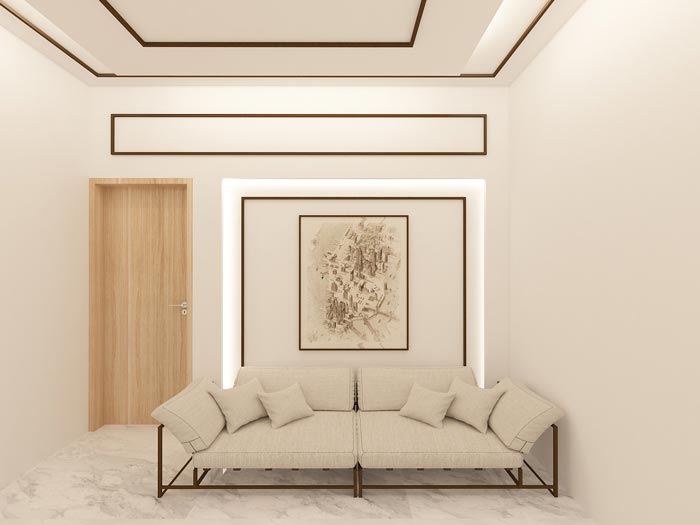 黨群服務中心接待區(qū)裝修設計效果圖