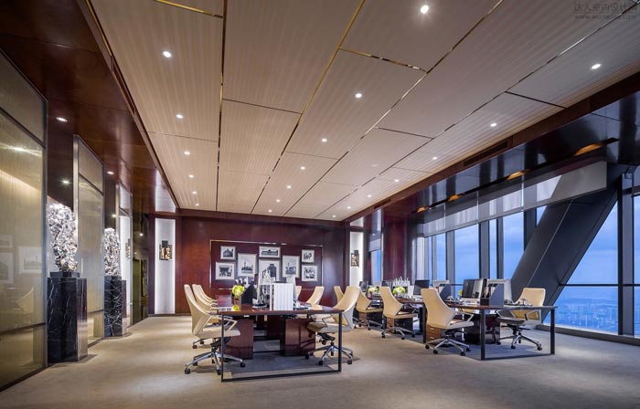 金融公司辦公區(qū)裝修設(shè)計(jì)效果圖