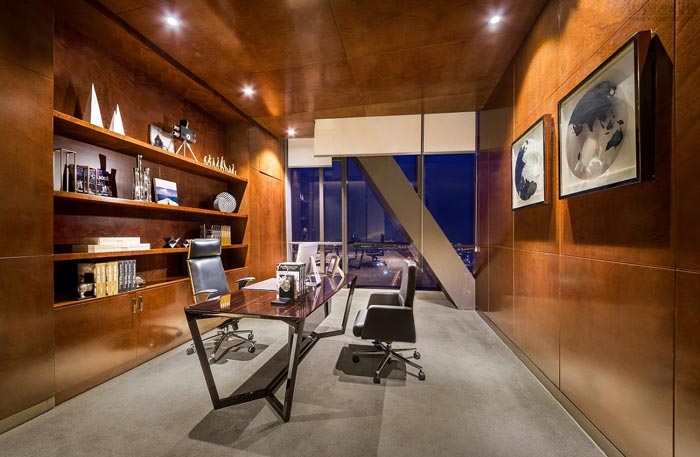 金融公司經(jīng)理辦公室裝修設(shè)計(jì)效果圖