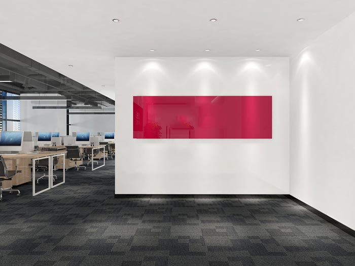 文具公司辦公室進門區(qū)裝飾設計效果圖