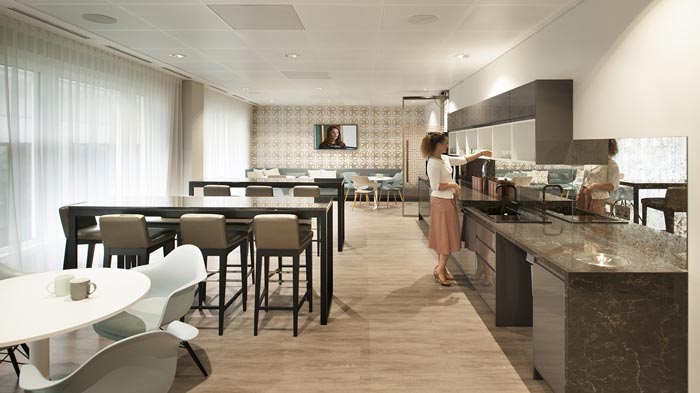 稅務師事務所辦公室茶水間裝修設計效果圖