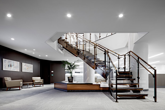 金融控股公司一樓接待裝修設(shè)計效果圖