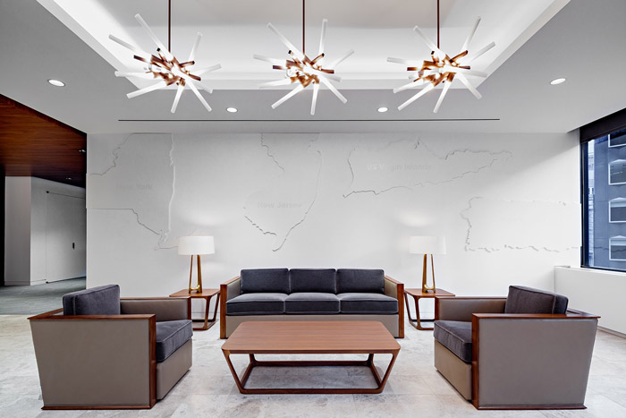 金融控股公司接待區(qū)裝修設(shè)計效果圖