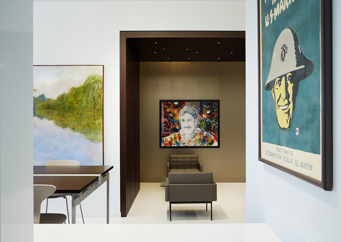 財務管理公司接待區(qū)裝修設計效果圖