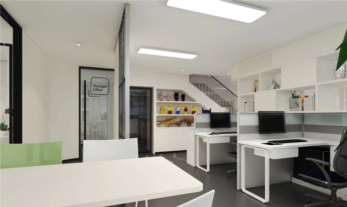 玩具公司辦公區(qū)裝修設(shè)計(jì)效果圖