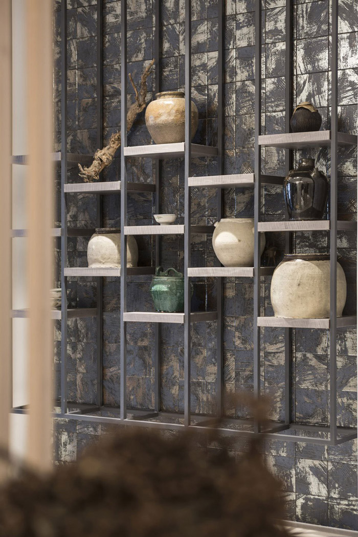 新中式辦公室墻飾設(shè)計(jì)效果圖