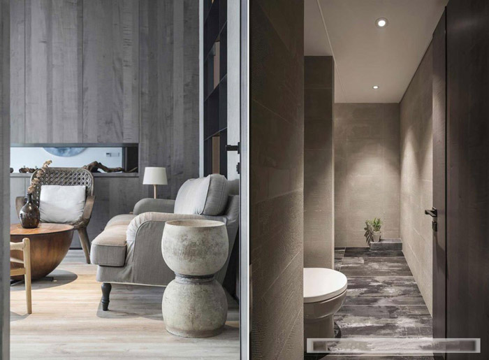 新中式辦公室休息區(qū)設(shè)計(jì)效果圖