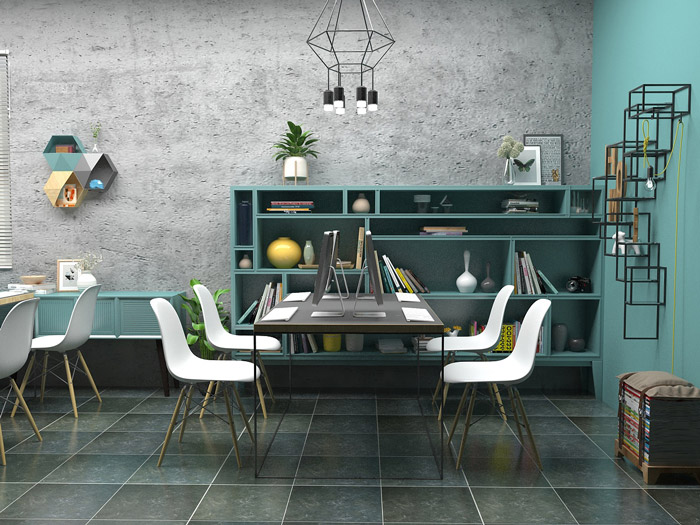 廠房辦公室辦公區(qū)設(shè)計(jì)效果圖