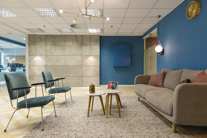 生物技術(shù)公司接待區(qū)裝修設(shè)計(jì)效果圖