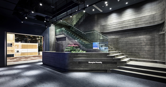 園區(qū)辦公樓樓梯裝修設(shè)計效果圖