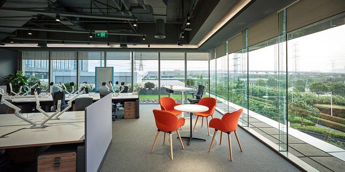 園區(qū)辦公樓交流區(qū)裝修設(shè)計效果圖