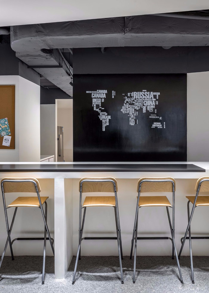 科技辦公室吧臺(tái)裝修設(shè)計(jì)效果圖