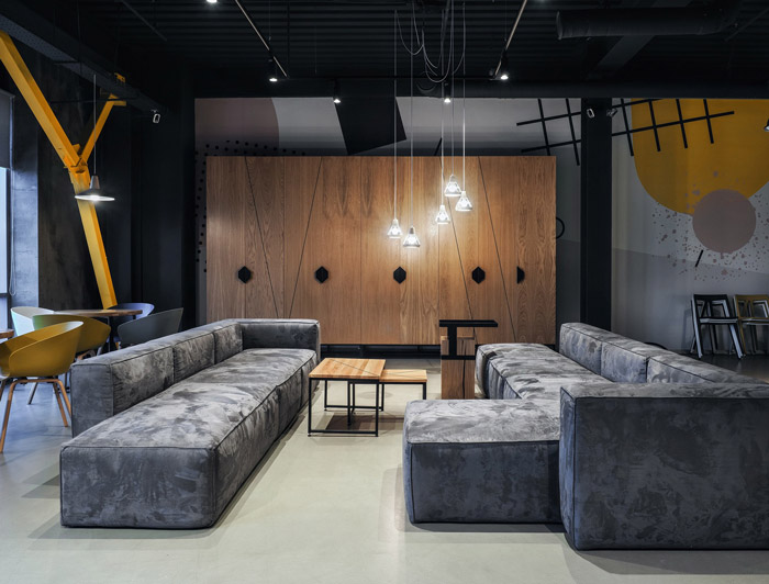 共享辦公室交流區(qū)裝修設(shè)計效果圖