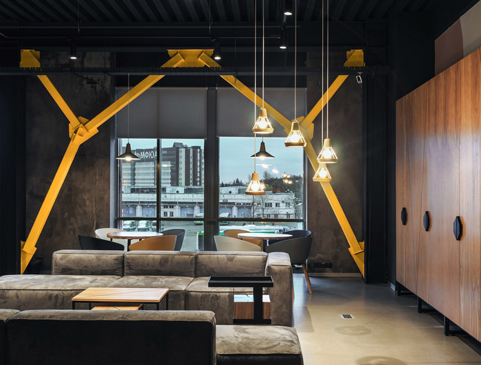 共享辦公室交流區(qū)裝修設(shè)計效果圖