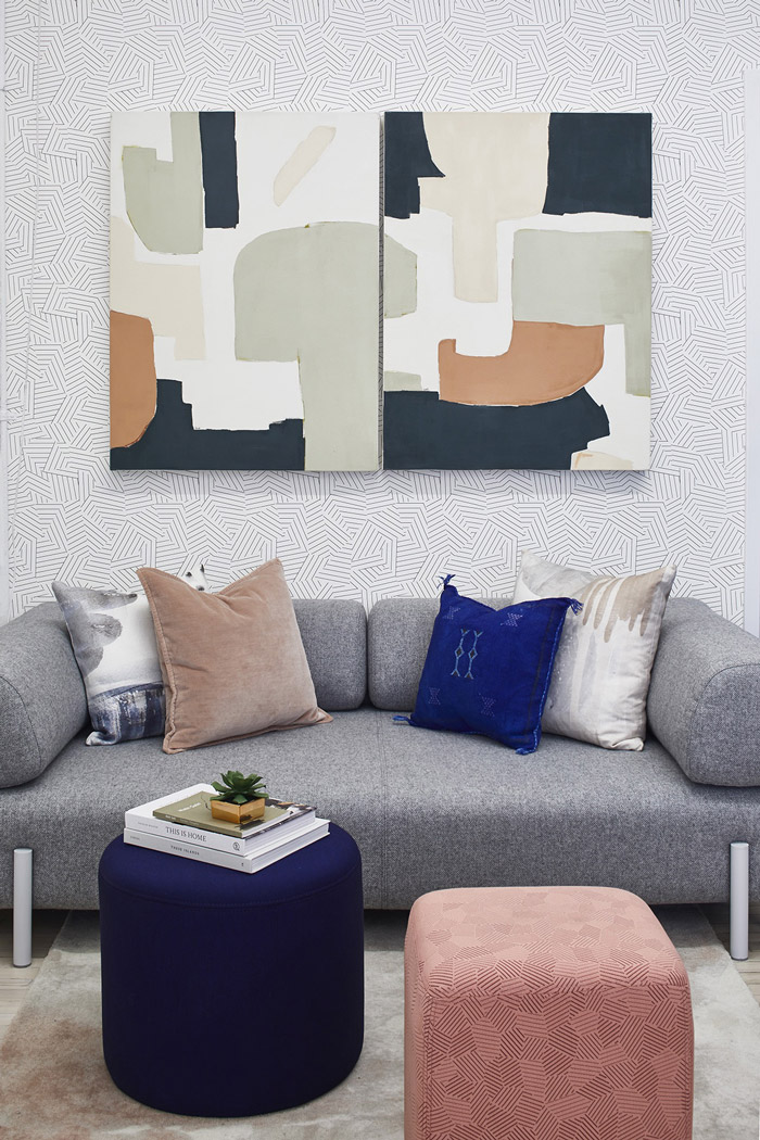 時尚辦公室接待區(qū)裝修效果圖