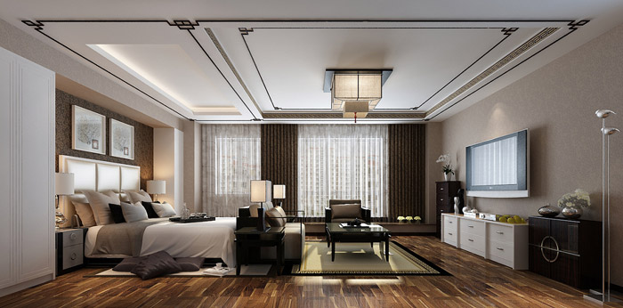 個人辦公室臥室裝修設計效果圖