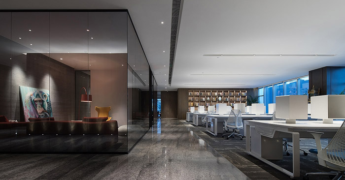 集團辦公室辦公區(qū)裝修設(shè)計方案