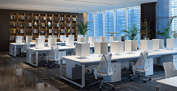 集團辦公室辦公區(qū)裝修設(shè)計方案