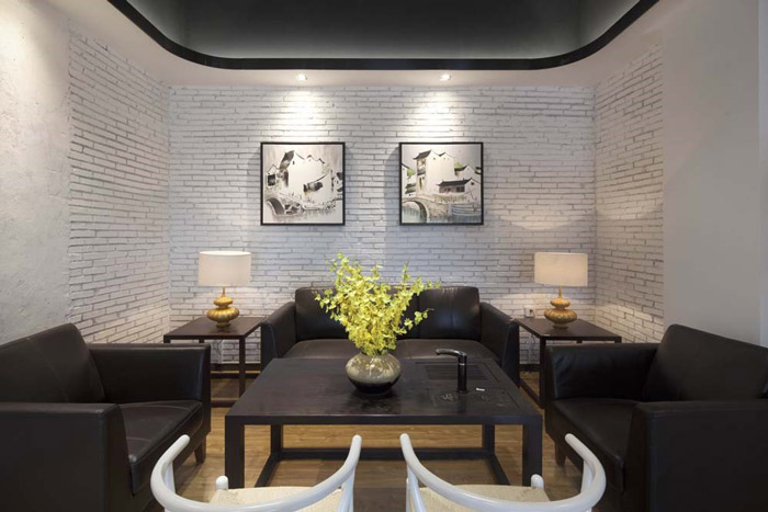 廠房辦公室洽談區(qū)設(shè)計裝修效果圖