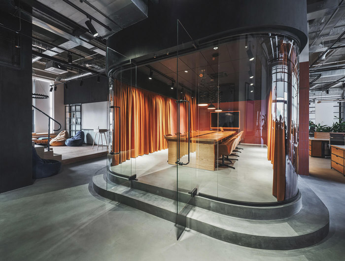 企業(yè)辦公室接待區(qū)裝修設(shè)計效果圖