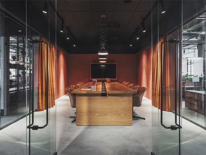 企業(yè)辦公室會議室裝修設(shè)計效果圖