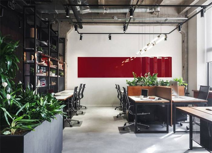 企業(yè)辦公室辦公區(qū)裝修設(shè)計效果圖