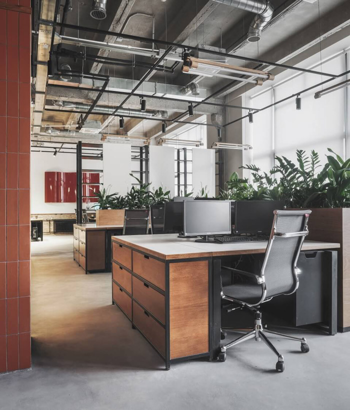 企業(yè)辦公室辦公區(qū)裝修設(shè)計效果圖