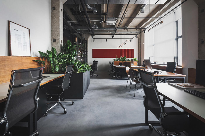 企業(yè)辦公室辦公區(qū)裝修設(shè)計效果圖