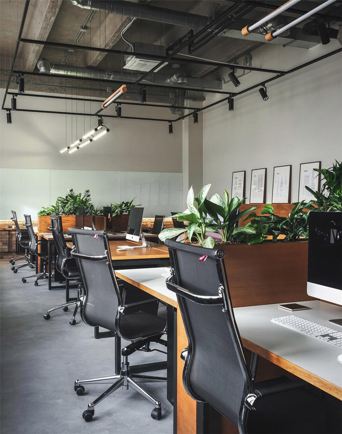 企業(yè)辦公室辦公區(qū)裝修設(shè)計效果圖