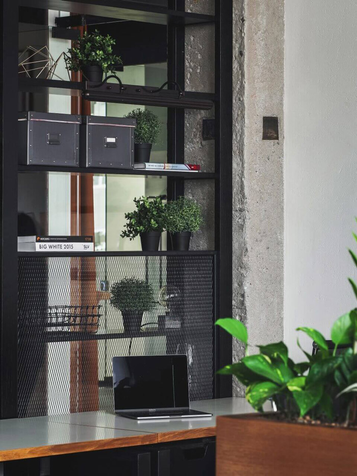 企業(yè)辦公室擺放區(qū)裝修設(shè)計效果圖