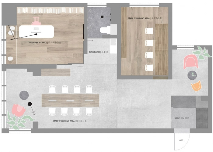 家庭工作室設(shè)計平面圖