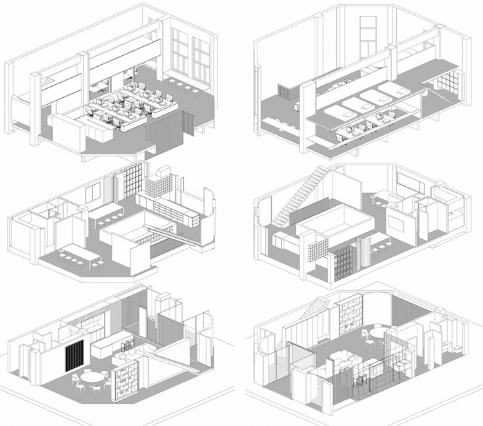 顧問公司裝修設(shè)計(jì)軸測(cè)圖