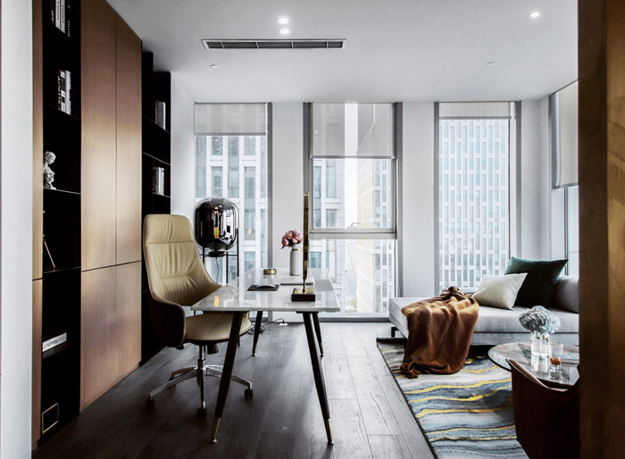 女總經(jīng)理辦公室裝修設(shè)計效果圖