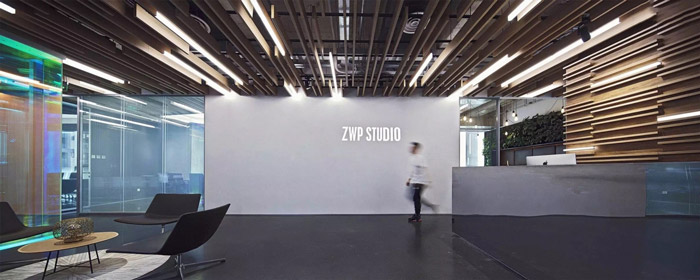 1100平方辦公室前臺(tái)裝修設(shè)計(jì)方案