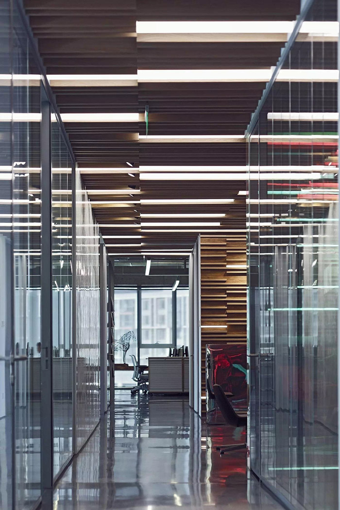 1100平方辦公室走廊裝修設(shè)計(jì)方案