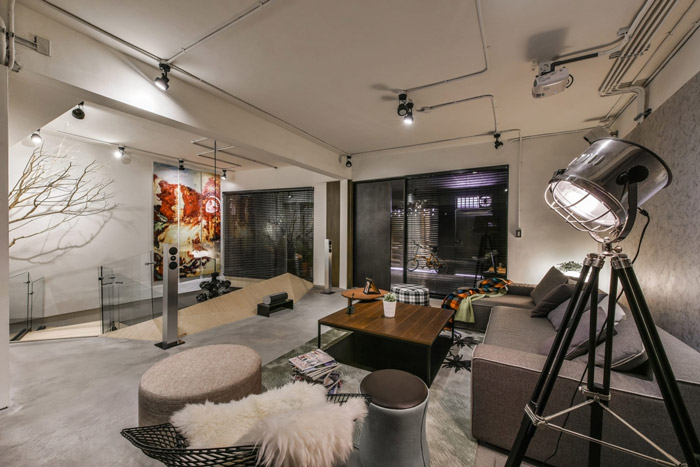 loft辦公室二層裝修設(shè)計效果圖