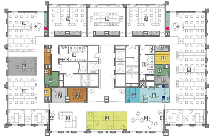 電子商務(wù)辦公室裝修設(shè)計平面圖