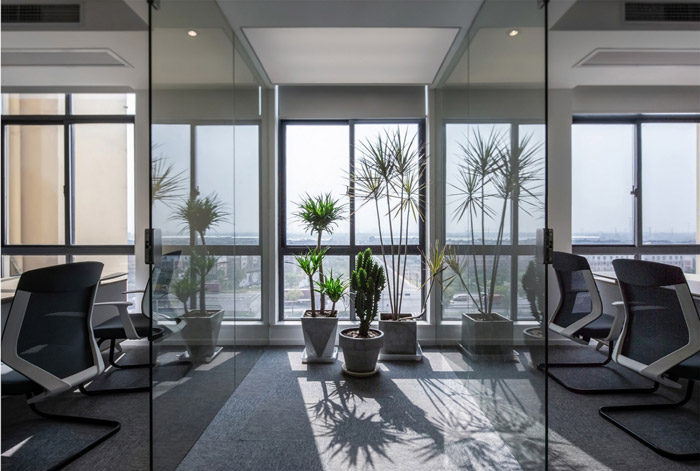 電子商務(wù)辦公室辦公區(qū)裝修設(shè)計效果圖