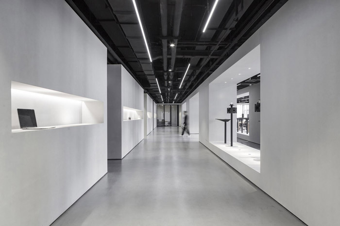 安防公司辦公室過道裝修效果圖