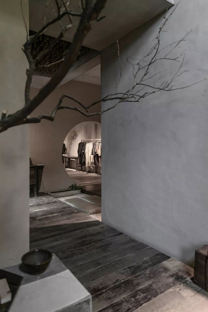 服飾辦公室入口裝修設(shè)計效果圖