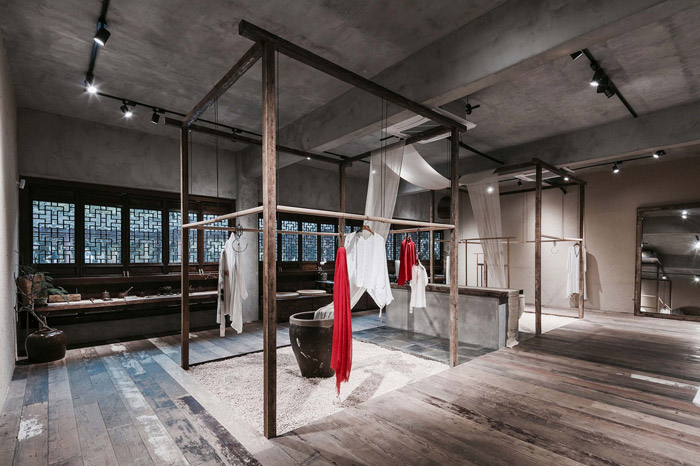 服飾辦公室辦公區(qū)裝修設(shè)計效果圖