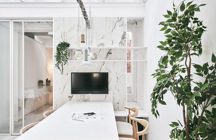 公寓loft辦公室接待區(qū)裝修設計效果圖