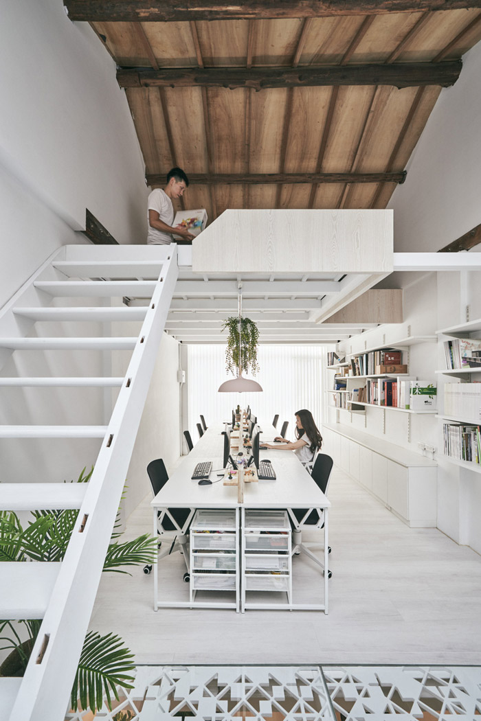 公寓loft辦公室辦公區(qū)裝修設計效果圖