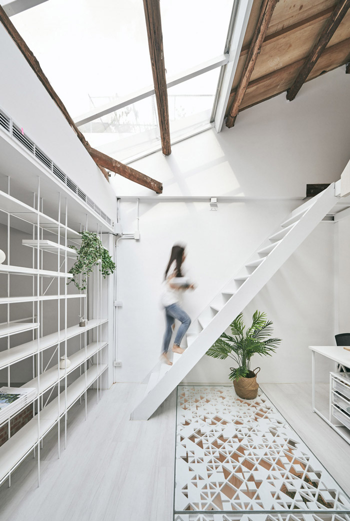 公寓loft辦公室樓梯裝修設計效果圖