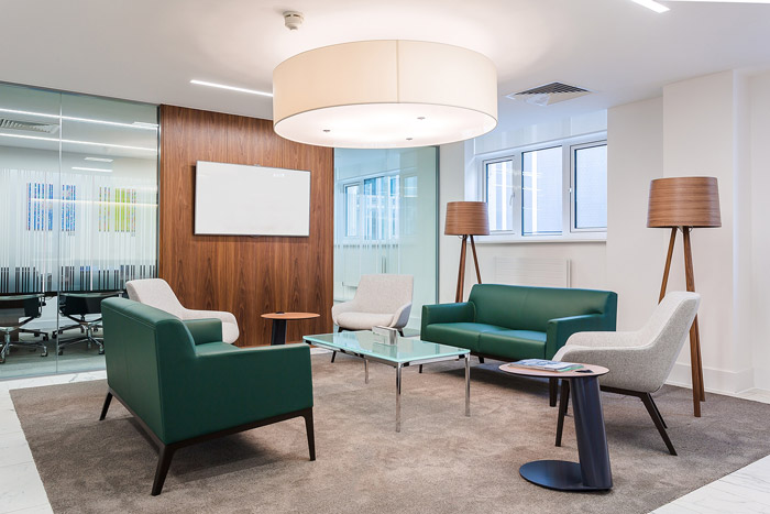 保險(xiǎn)公司辦公室接待區(qū)裝修效果圖