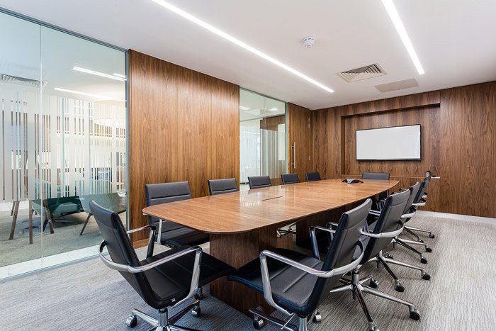 保險(xiǎn)公司辦公室會(huì)議室裝修效果圖